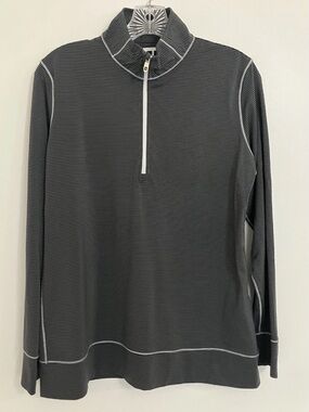 FootJoy FJ Quarter Zip Mens Medium  Performance Stretch Golf Sports Preppy